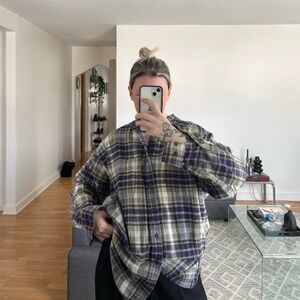 vintage 90’s american eagle flannel